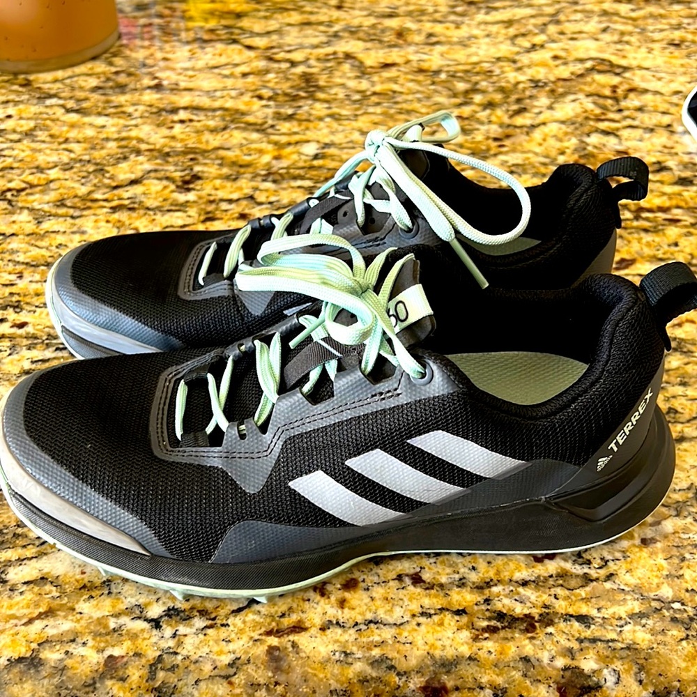 Adidas Terrex hiking shoes and running used a handful of times
